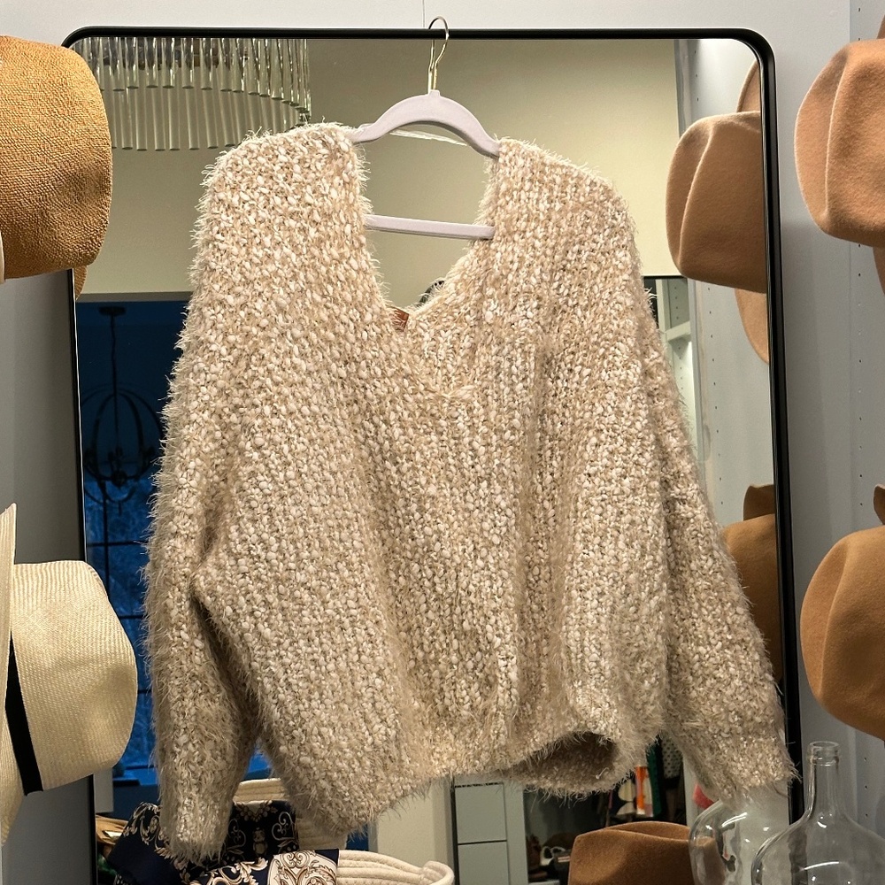 Women's Off-Shoulder / Low-Back Sweater